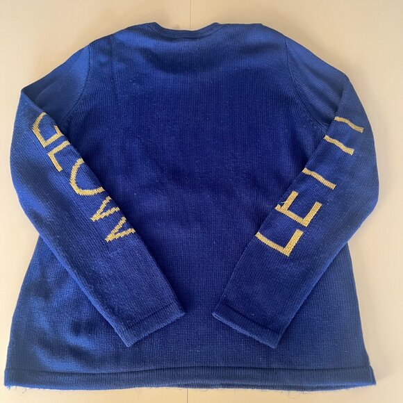 Womens Holiday Tme Ugly Christmas Sweater Reindeer Size Large 12-14 - Picture 2 of 7